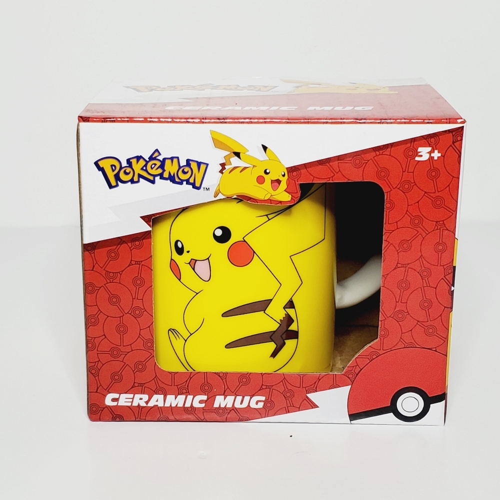 Pokemon Pikachu Ceramic Mug In Box